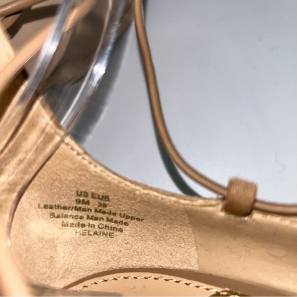 Sam Edelman Helaine Tan Suede Strappy Heels Size 9 - Picture 8 of 9